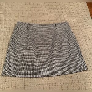 SHEIN houndstooth pattern mini skirt
